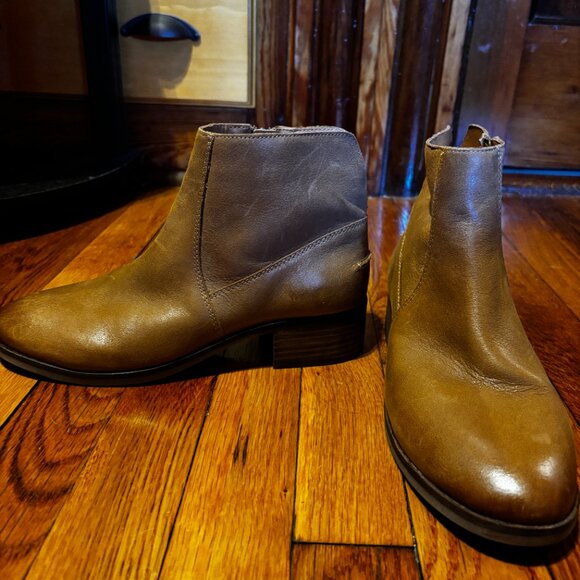 Lucky Brand Leather Pedera Boot in Toffee Brown Size 8.5 - Picture 3 of 10